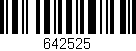 Código de barras (EAN, GTIN, SKU, ISBN): '642525'