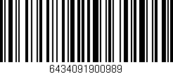 Código de barras (EAN, GTIN, SKU, ISBN): '6434091900989'