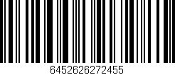 Código de barras (EAN, GTIN, SKU, ISBN): '6452626272455'