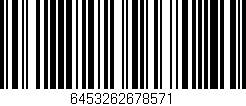 Código de barras (EAN, GTIN, SKU, ISBN): '6453262678571'