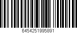 Código de barras (EAN, GTIN, SKU, ISBN): '6454251995891'