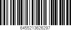 Código de barras (EAN, GTIN, SKU, ISBN): '6455213626297'