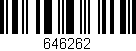 Código de barras (EAN, GTIN, SKU, ISBN): '646262'