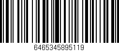 Código de barras (EAN, GTIN, SKU, ISBN): '6465345895119'