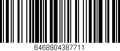 Código de barras (EAN, GTIN, SKU, ISBN): '6468904387711'