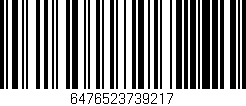 Código de barras (EAN, GTIN, SKU, ISBN): '6476523739217'