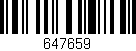 Código de barras (EAN, GTIN, SKU, ISBN): '647659'