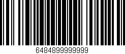 Código de barras (EAN, GTIN, SKU, ISBN): '6484899999999'