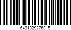Código de barras (EAN, GTIN, SKU, ISBN): '6491829276815'