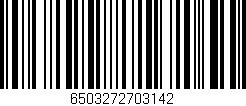 Código de barras (EAN, GTIN, SKU, ISBN): '6503272703142'