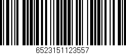 Código de barras (EAN, GTIN, SKU, ISBN): '6523151123557'