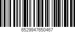 Código de barras (EAN, GTIN, SKU, ISBN): '6529947650467'