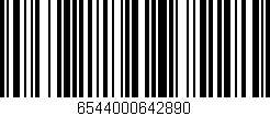 Código de barras (EAN, GTIN, SKU, ISBN): '6544000642890'