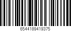 Código de barras (EAN, GTIN, SKU, ISBN): '6544189419375'