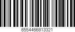 Código de barras (EAN, GTIN, SKU, ISBN): '6554466813321'