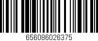 Código de barras (EAN, GTIN, SKU, ISBN): '656086026375'