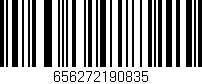 Código de barras (EAN, GTIN, SKU, ISBN): '656272190835'