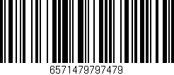 Código de barras (EAN, GTIN, SKU, ISBN): '6571479797479'