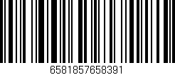 Código de barras (EAN, GTIN, SKU, ISBN): '6581857658391'