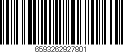 Código de barras (EAN, GTIN, SKU, ISBN): '6593262927801'