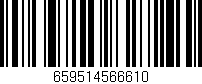 Código de barras (EAN, GTIN, SKU, ISBN): '659514566610'