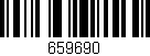 Código de barras (EAN, GTIN, SKU, ISBN): '659690'