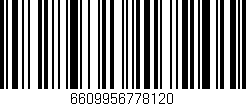 Código de barras (EAN, GTIN, SKU, ISBN): '6609956778120'