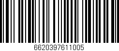 Código de barras (EAN, GTIN, SKU, ISBN): '6620397611005'