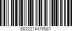 Código de barras (EAN, GTIN, SKU, ISBN): '6622214478587'