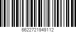 Código de barras (EAN, GTIN, SKU, ISBN): '6622721949112'