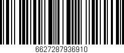 Código de barras (EAN, GTIN, SKU, ISBN): '6627287936910'