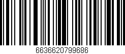 Código de barras (EAN, GTIN, SKU, ISBN): '6636620799686'