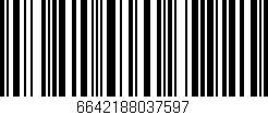 Código de barras (EAN, GTIN, SKU, ISBN): '6642188037597'