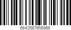 Código de barras (EAN, GTIN, SKU, ISBN): '6642697856986'