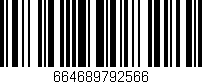 Código de barras (EAN, GTIN, SKU, ISBN): '664689792566'