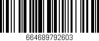 Código de barras (EAN, GTIN, SKU, ISBN): '664689792603'