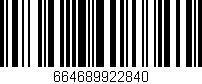 Código de barras (EAN, GTIN, SKU, ISBN): '664689922840'