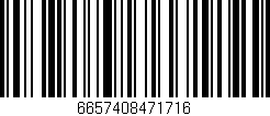 Código de barras (EAN, GTIN, SKU, ISBN): '6657408471716'