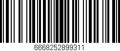 Código de barras (EAN, GTIN, SKU, ISBN): '6668252899311'