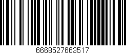 Código de barras (EAN, GTIN, SKU, ISBN): '6668527663517'