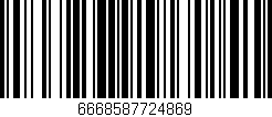 Código de barras (EAN, GTIN, SKU, ISBN): '6668587724869'