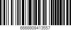 Código de barras (EAN, GTIN, SKU, ISBN): '6668809413557'