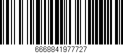 Código de barras (EAN, GTIN, SKU, ISBN): '6668841977727'