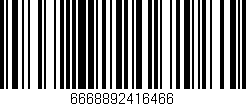 Código de barras (EAN, GTIN, SKU, ISBN): '6668892416466'