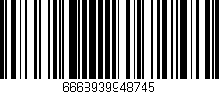 Código de barras (EAN, GTIN, SKU, ISBN): '6668939948745'