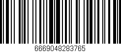 Código de barras (EAN, GTIN, SKU, ISBN): '6669048283765'