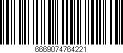 Código de barras (EAN, GTIN, SKU, ISBN): '6669074764221'