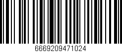 Código de barras (EAN, GTIN, SKU, ISBN): '6669209471024'