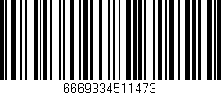 Código de barras (EAN, GTIN, SKU, ISBN): '6669334511473'