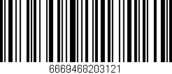 Código de barras (EAN, GTIN, SKU, ISBN): '6669468203121'
